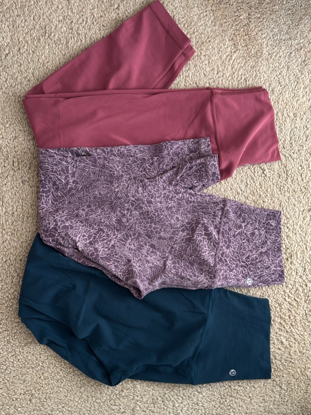 Lululemon Align II 25” Leggings size 6 set of 3